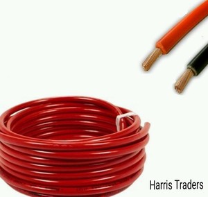 Red 110Amp 10M Reel Auto Battery Welding Cable Strand Wire Alternator Cable Flex