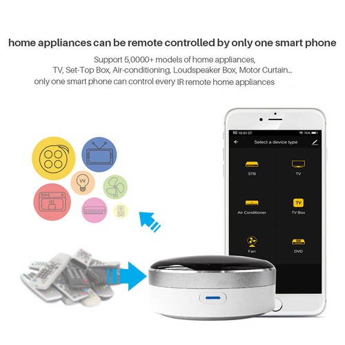 WiFi Remote Control Wireless Infrared IR APP Phone Control Smart Home Universal - Picture 3 of 9