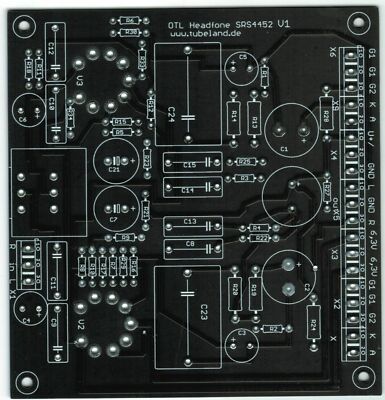 OTL SRS4452-Tetrode -AMP 2021  -Tubeland  Leiterplatte ohne Bauteile