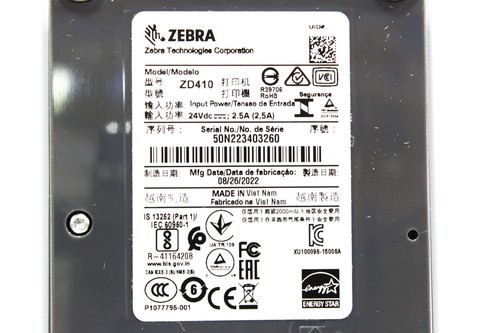 Zebra ZD410 Direct Thermal Barcode Label Desktop Printer ZD41022-D01000EZ - Picture 23 of 24