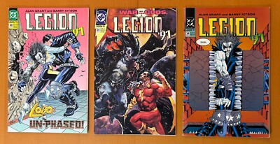 L.E.G.I.O.N '91 #30, 31 & 34 (DC 1991) 3 x FN+ to VF+ comics