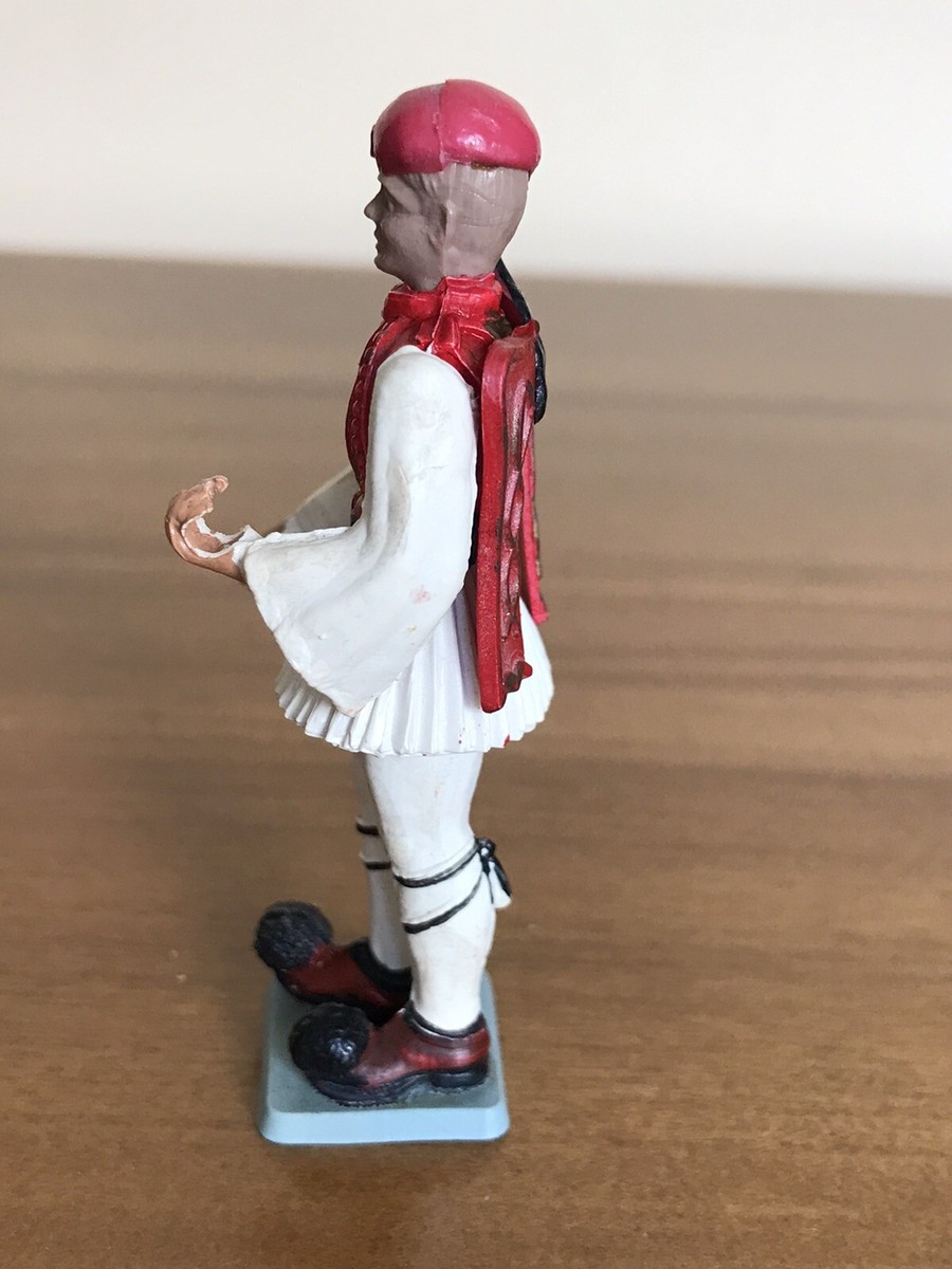 Figurines Evzones AOHNA - 7 Cm - Années 1970 - Plastique - Très Bon état