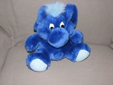 VINTAGE 1989 KODAK KOLORKINS STUFFED PLUSH TOYS COLORKINS BLUE FOCUS 9"