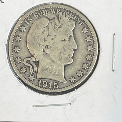 1915 P Barber Half Dollar - Collectible US Coin Rare Coin | eBay