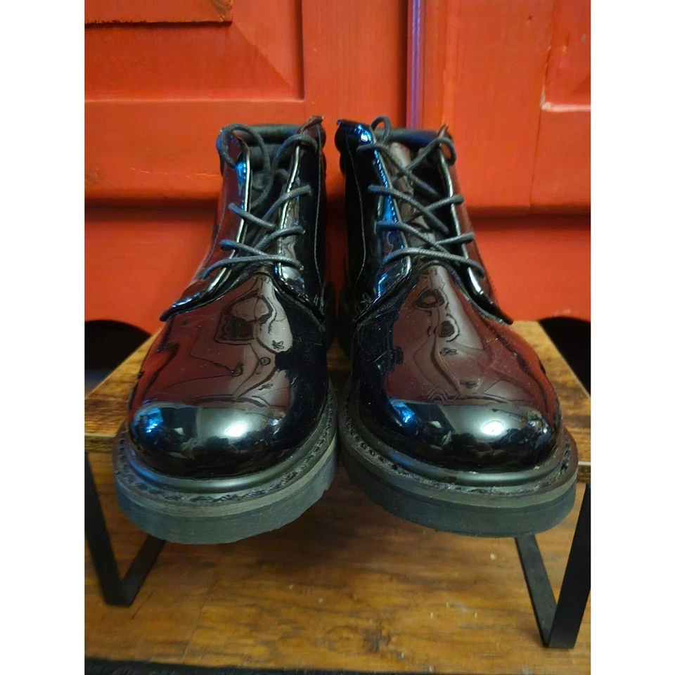 Rocky M 6 W 8 Vestido Couro Alto Brilho 5" Biqueira Macia Chukka Bota de Serviço FQ00500-8 - Imagem 3 de 4