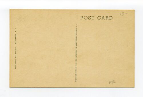 Sakonnet, Little Compton RI Postkartenmarkierungen auf Rasen des Golfclubs, vielleicht Krocket - Bild 2 von 2
