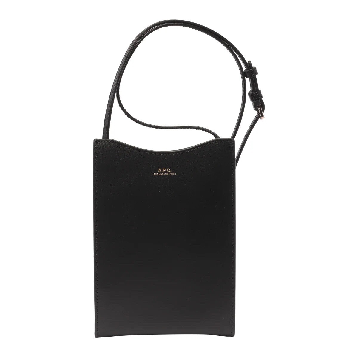 APC Black Leather Crossbody Bag Small Adjustable Straps RP £245 - Main Image