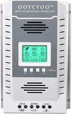 OOYCYOO MPPT Charge Controller 100 amp 12V/24V Auto, 100A Solar Panel Charge ...