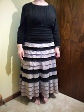 J.R.Nites by Carolin formal black mother of the bride dress- 16