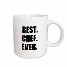 3dRose Best Chef Ever - text gifts for world greatest cook and cooking fans Mug