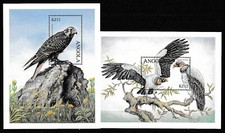 Angola 2000 Birds Prey 2 MS SC# 1146-1147 MNH Mint/Never Hi