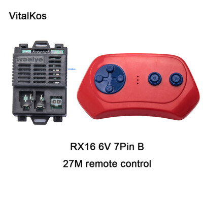 VitalKos RX16 6V B Receiver and 27Mhz Remote Control Optional Ride on Car parts