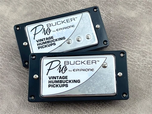 Epiphone ProBucker Chrome Vintage Humbucker Pickup Set LP&SG 5 Wire Korea OEM