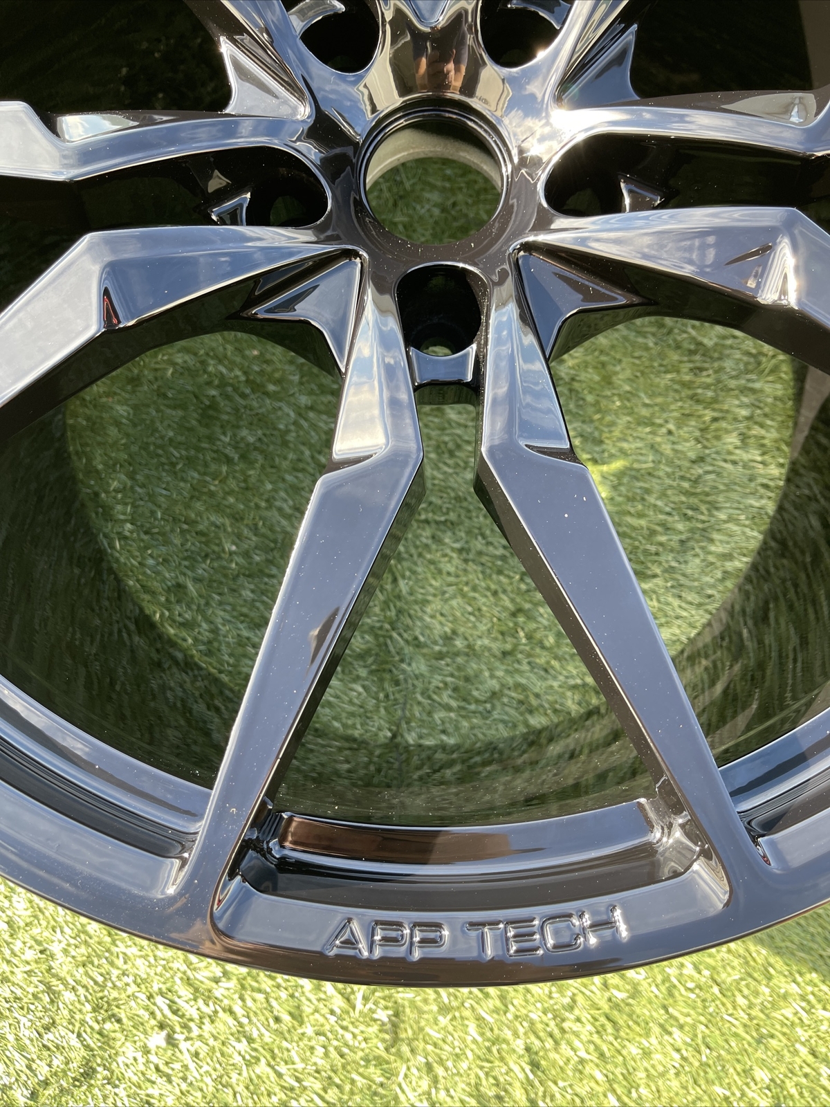 21” Lamborghini Aventador Rear Wheel Rim Oem Stock Black