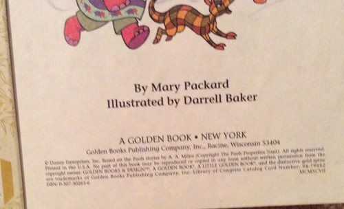 Little Golden Books - Pooh- The Grand and Wonderful Day-Free p.p. VGC - Picture 4 of 4