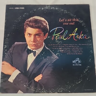 Paul Anka - Lets Sit This One Out Vinyl Lp Record