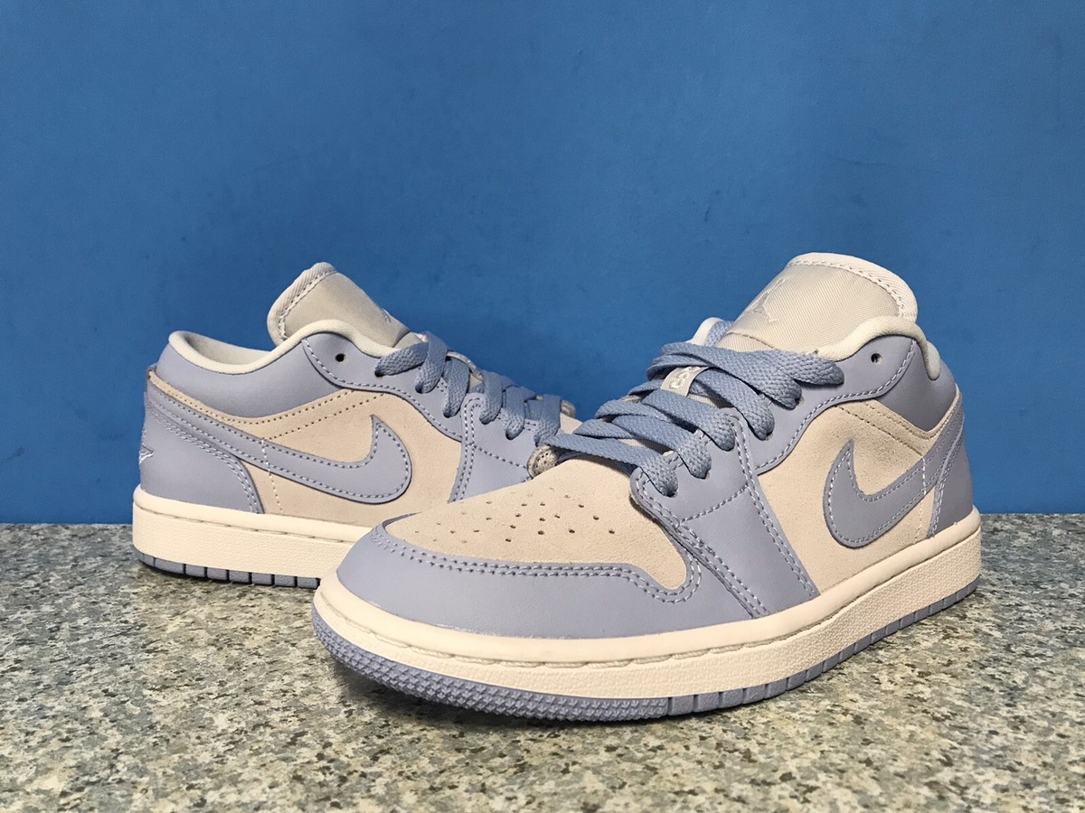 Nike Air Jordan 1 Low Football Grey/Aluminum White DC0774-050 Sz 6