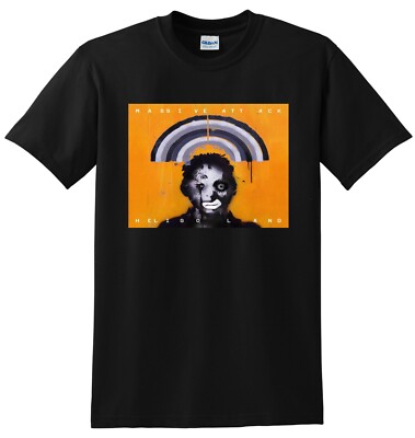 MASSIVE ATTACK T SHIRT heligoland vinyl cd cover S-5XL