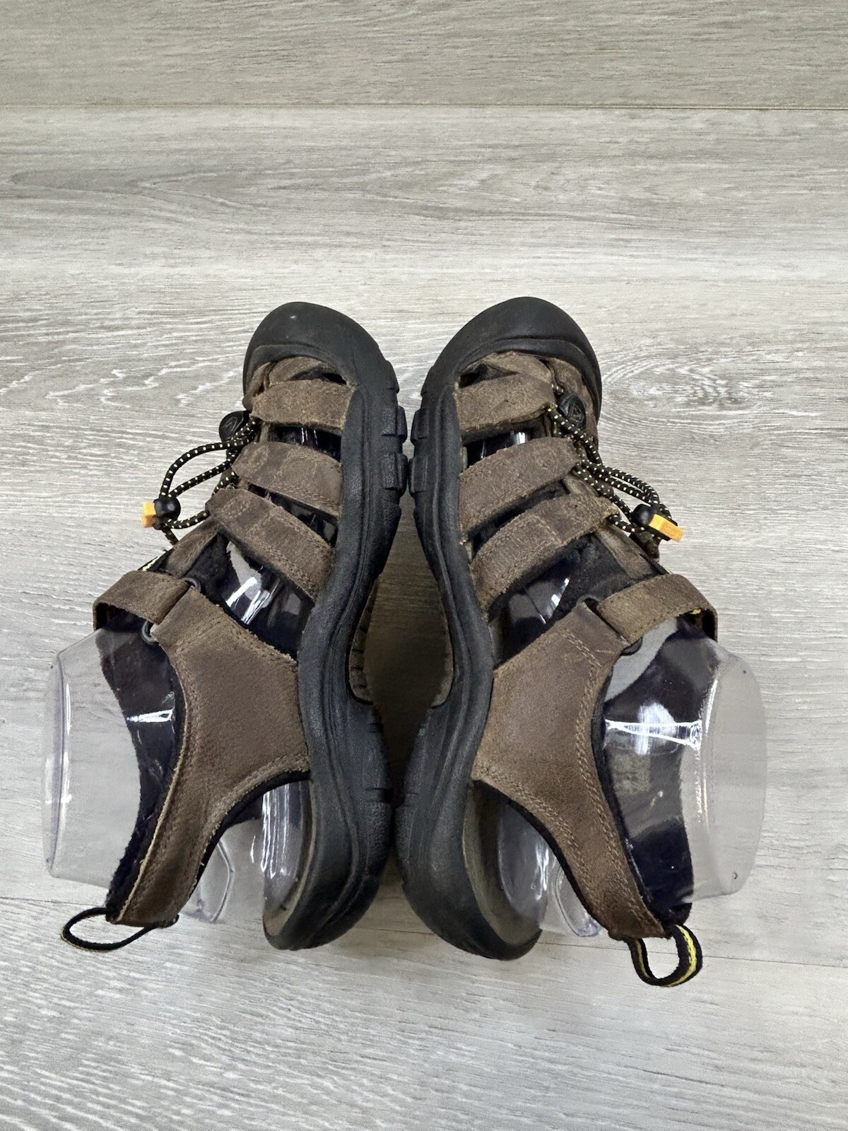 Keen sandalo donna pelle marrone 6 scarpe impermeabili escursionismo outdoor trail punta