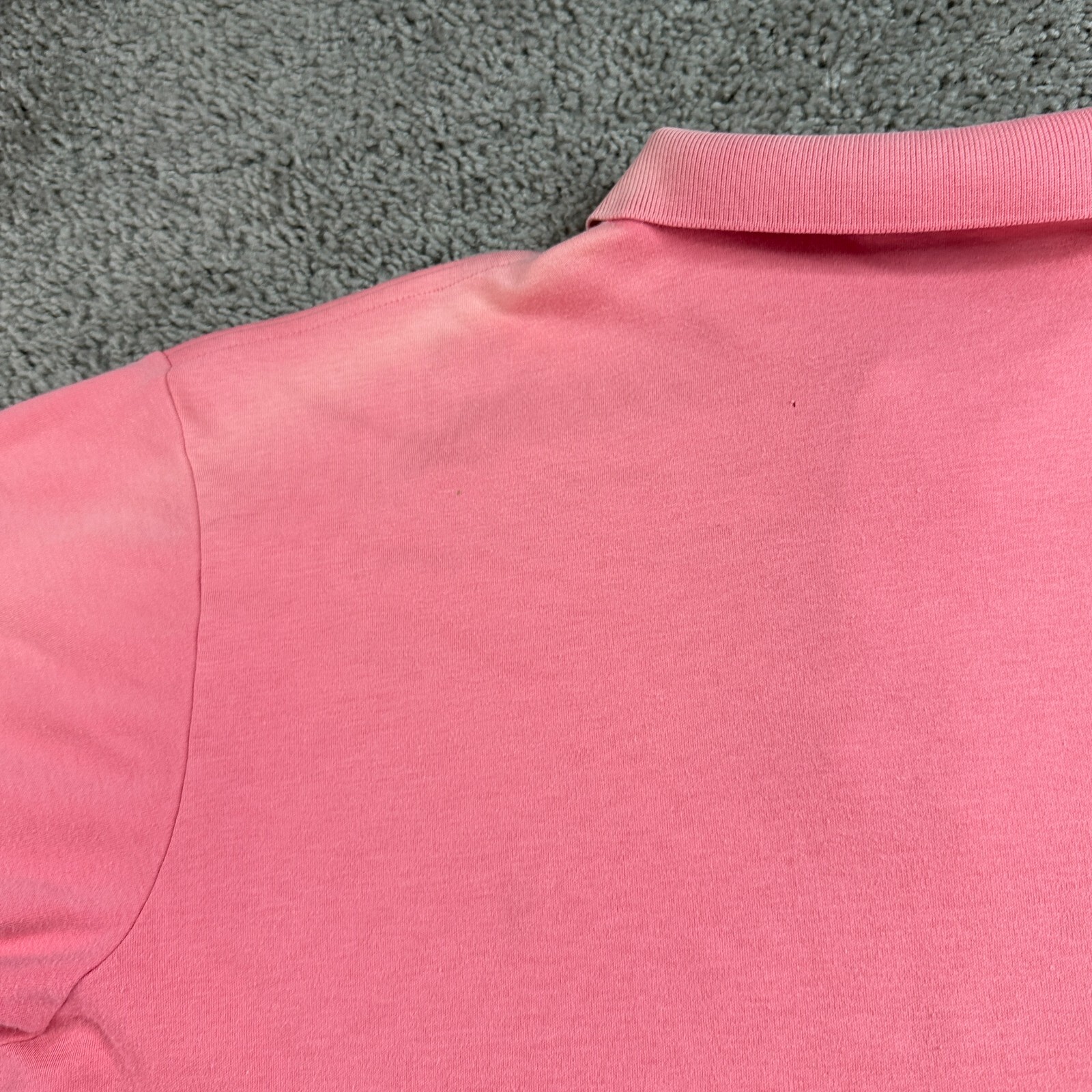 Polo Ralph Lauren vintage anni 90 camicia uomo grande rosa blu pony preppy LEGGI