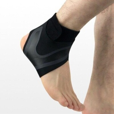 Ankle Support Brace Compression Adjustable Heel Stabilizer Foot Protector Strap