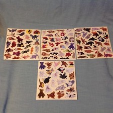 1st Edition Beanie Baby Club Sticker Set 4 Sheets