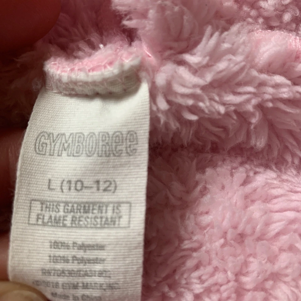 Roupão feminino muito bom, Gymboree, tamanho L (10-12), rosa - Imagem 2 de 2