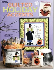 Quilted Holiday Accents Pattern Book by Leisure Arts
