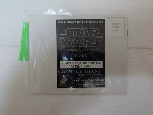Star Wars Gentle Giant REPUBLIC COMMANDO RC-1140 Fixer Mini Büste Statue von JPN - Bild 15 von 15