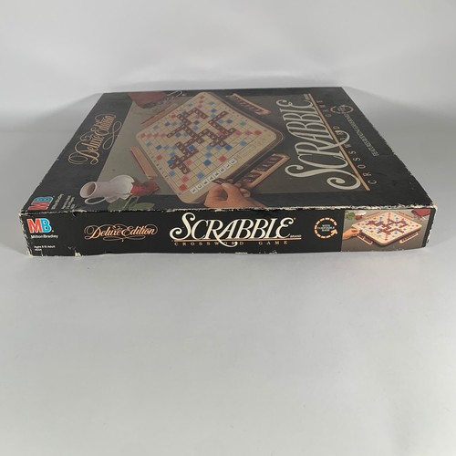 Gioco Scarabeo Vintage Edizione Deluxe Pezzi di Ricambio Piastrelle Legno Marrone/Rosso - Foto 58 di 59