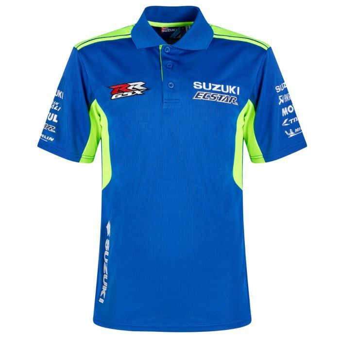 Official Ecstar Suzuki Motogp Team Man's Polyester Polo