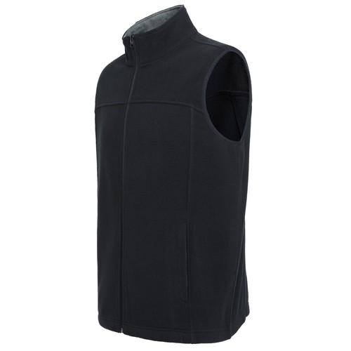 Unisex Polar Fleece Vest Soft Silky Med Weight Sleeveless Coat Modern Fit - Picture 6 of 20