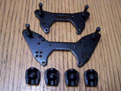 Arrma Limitless or Infraction 6s Front Rear Aluminum Shock Towers & Standoffs 