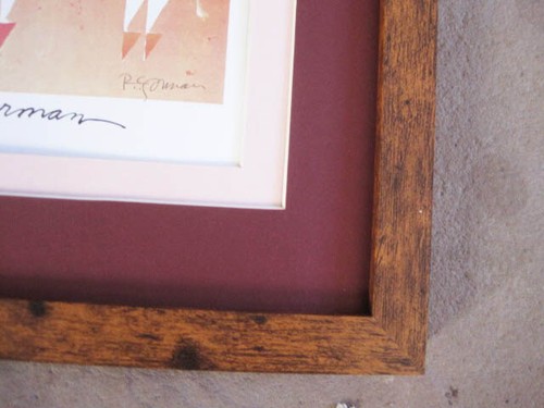 R C Gorman, Yei be Chei Framed Navajo Gallery print - Picture 4 of 4