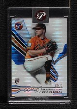 2024 Topps Pristine Blue Pulsar Refractor 59/75 Kyle Harrison #168 14ij