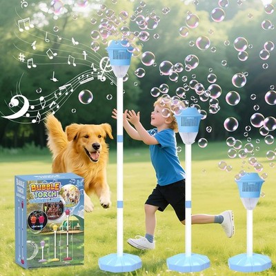 Automatic Bubble Machine for Kids Standing Bubble Maker Blower Toy