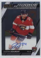 2024 O-Pee-Chee Platinum 2023-24 Update Rookie 2024-25 Justin Sourdif Auto 5ya