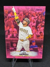 2025 Topps Stadium Club - Pink Luis Arraez #198 + Base  - San Diego Padres