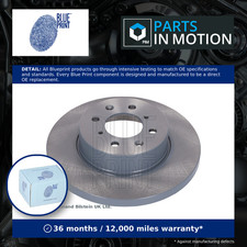 2x Brake Discs Pair Solid fits