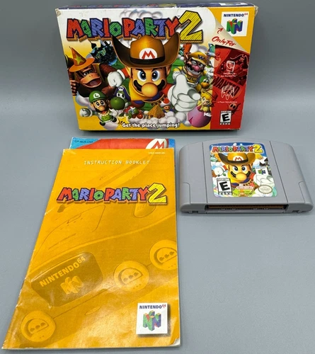 Mario Party 2 Nintendo 64 N64 CIB Complete W/ Manual & Insert Authentic