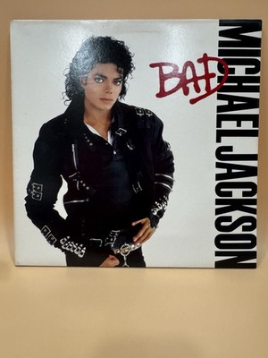 Michael Jackson Bad LP Vinyl Record 1987 Epic AL 40600 Original Inner Sleeve