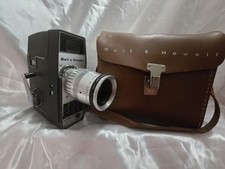 Bell  Howell Electric Eye Super 8 Movie Camera w/ Case  Instructions Tested...