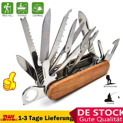 Schweizer Taschenmesser Multifunktionswerkzeug 26 Funktionen Klinge Korkenzieher