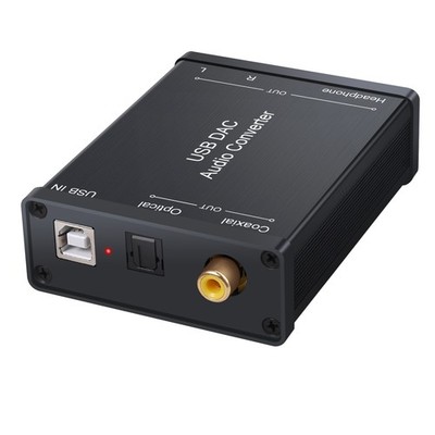 1 Pcs USB DAC Audio Converter 3.5mm Stereo Durable For Windows XP For Mac OS - X