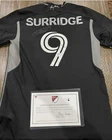 New ListingSAM Surridge Game Worn USED 2024 MLS Jersey COA Signed Nashville SC Johnny Cash