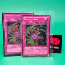Yu-Gi-Oh Ungültigkeit SOD-DE057 Ultra Rare 1.Auflage + Super Rare 1.Auflage