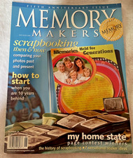 MEMORY MAKERS MAGAZINE - May/June 2001 - NEW, Vintage  NLA