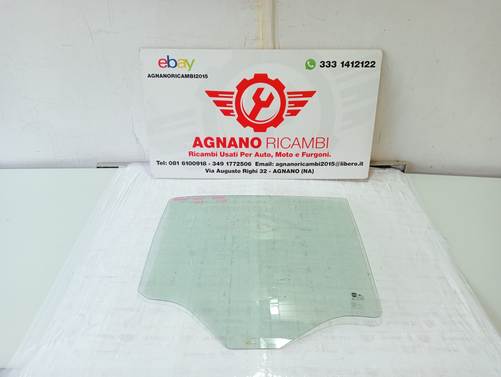 vetro scendente porta POST DX PASSEGGERO FIAT PANDA 3°(319) 2021 43R-000054