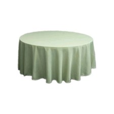 Sage Green 108" ROUND POLYESTER TABLECLOTH Wedding Reception Event Party Dinner