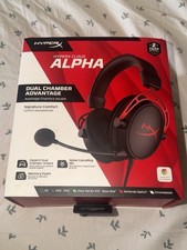 Hyper X Cloud Alpha Wired Gaming Headset Pc, PS5, Xbox Compatible